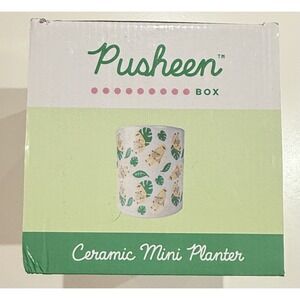 Pusheen Gardening‎ Box Ceramic Mini Planter Spring 2022 Exclusive Kawaii Anime